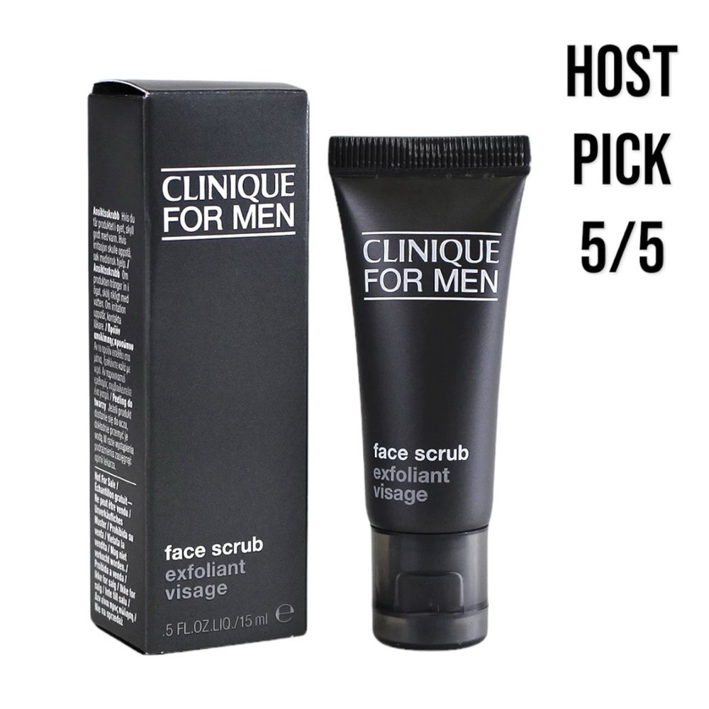 Clinique For Men Face Scrub NEW! Travel size